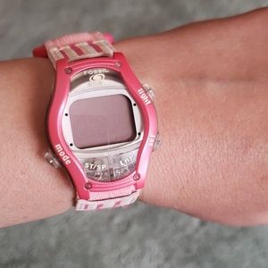 EUC Fossil blue sport watch